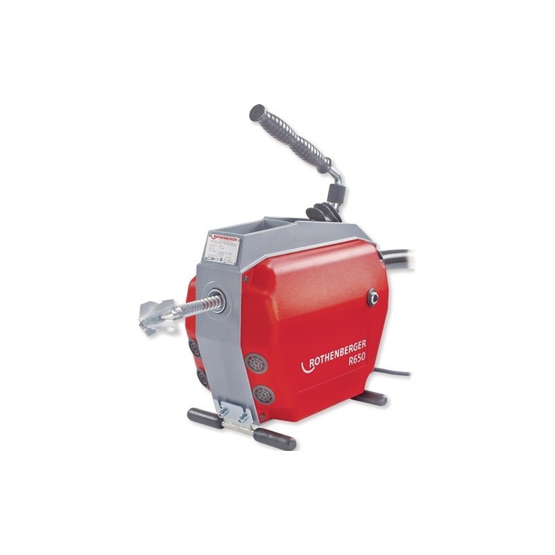 Machine nettoyage canal r 650 230/50 v / hz 623 tr/min 1350w 1 pièce(s) machine nettoyage canal r 650 230/50 v / hz 623 tr/min 1350w - rothenberger