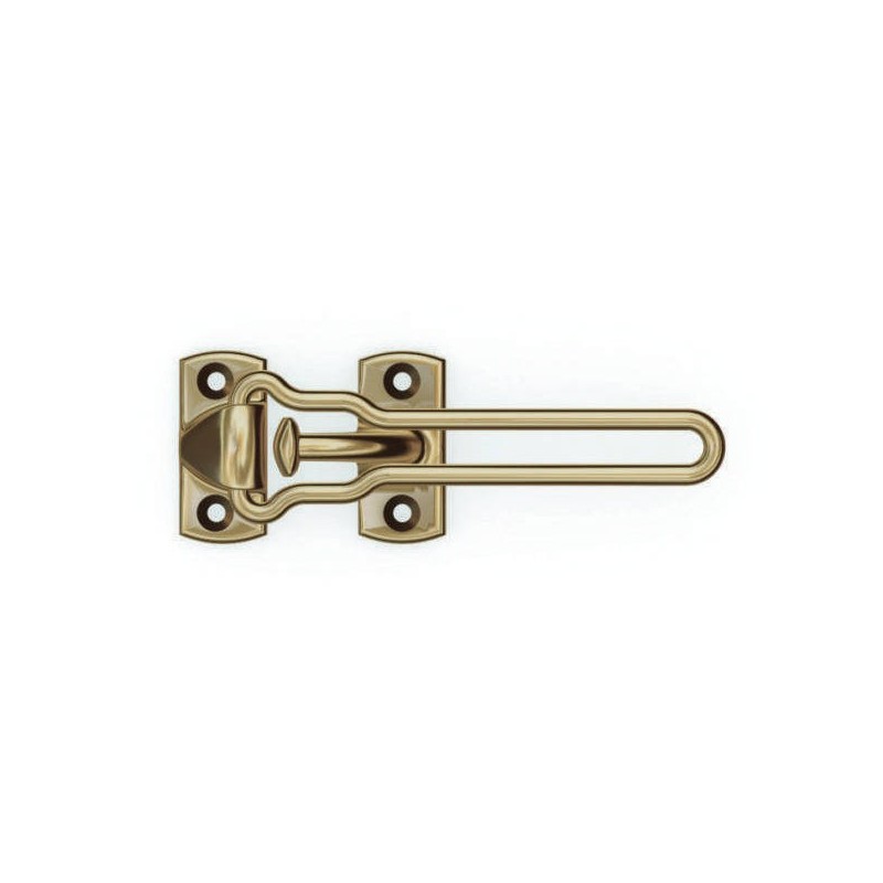 Entrebâilleurs de sécurité classic 1 pièce(s) acier entrebâilleur de porte à vis entrebâilleur de sécurité pour porte classic - doré doré - socona