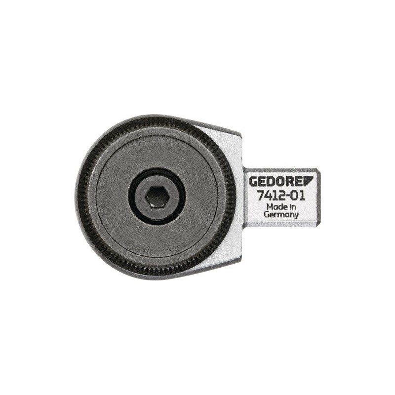 Embout à cliquet réversible 7412-01 3/8 po. 9 x 12 mm 1 pièce(s) embout à cliquet réversible 7412-01 3/8 po. 9 x 12 mm - gedore