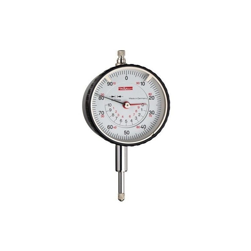 Comparateur m2 tk 10 mm lecture 0,01 mm 1 pièce(s) comparateur m2 tk 10 mm lecture 0,01 mm - käfer