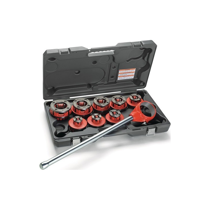 Jeu de filières et tarauds M3-M12 44 pièces HSS Coffret en métal