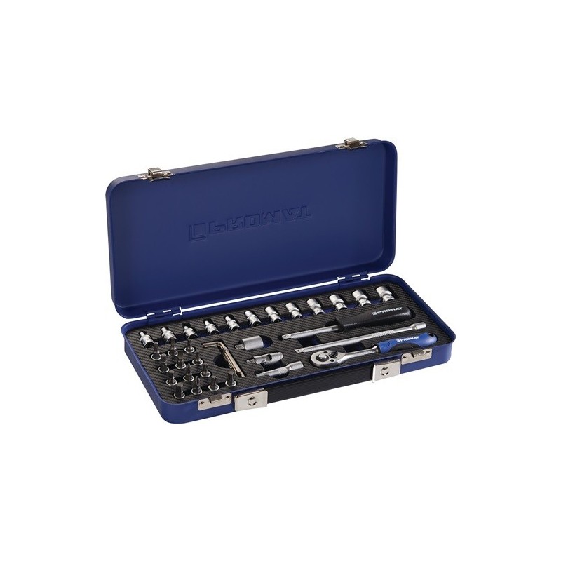 Jeu de clés à douille promat 1 pièce(s) jeu de clés à douille 36 pièces 1/4 po. - promat