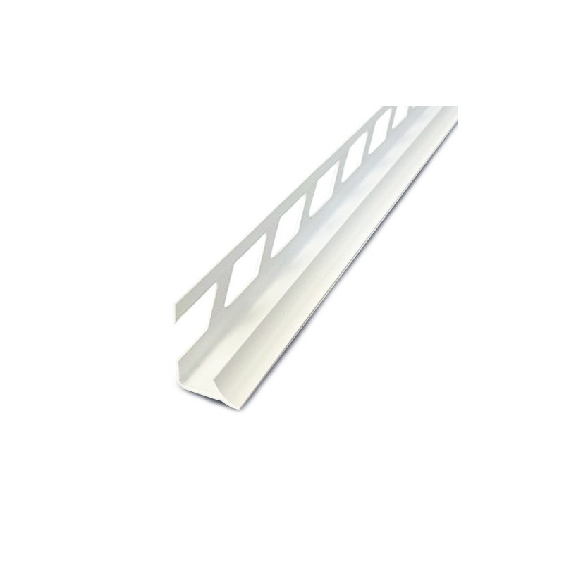 Joints d'angle pvc blanc étancheité et fixation joint d'angle pvc blanc 8 mm 1 pièce(s) - dinac