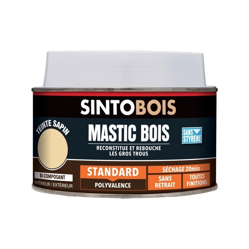 Mastic bois standard bi-composant mastic à bois sapin 1 pot(s) de 1090 millilitre(s) - sinto