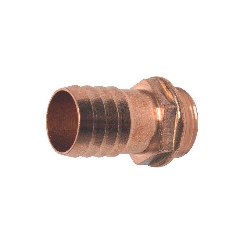 Embout mâles avec raccord pour tuyau laiton taille du tuyau 25 mm 1 carton(s) de 10 pièce(s) embout mâles avec raccord pour tuyau laiton taille du tuy