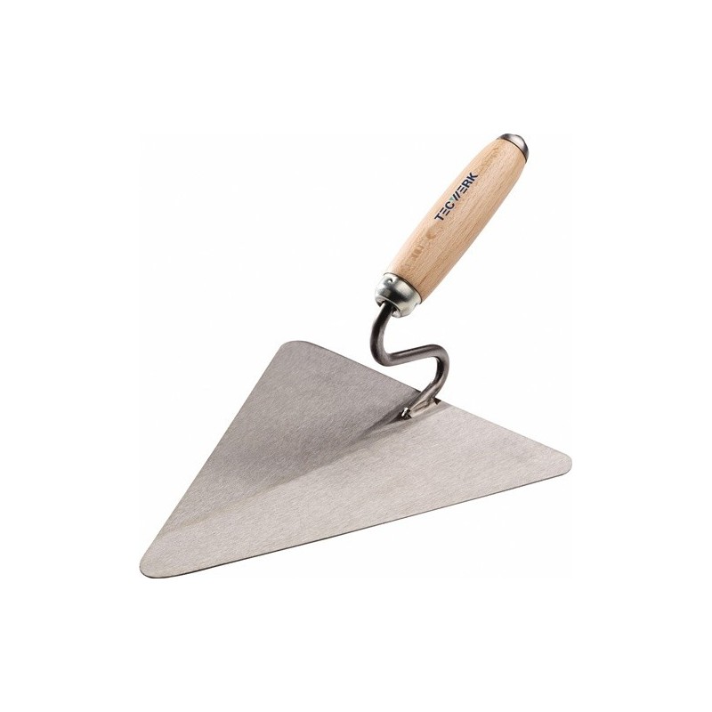 Truelle de maçon berlinoise tecwerk 1 carton(s) de 10 pièce(s) truelle maçon berlinoise l240xl213mm - tecwerk