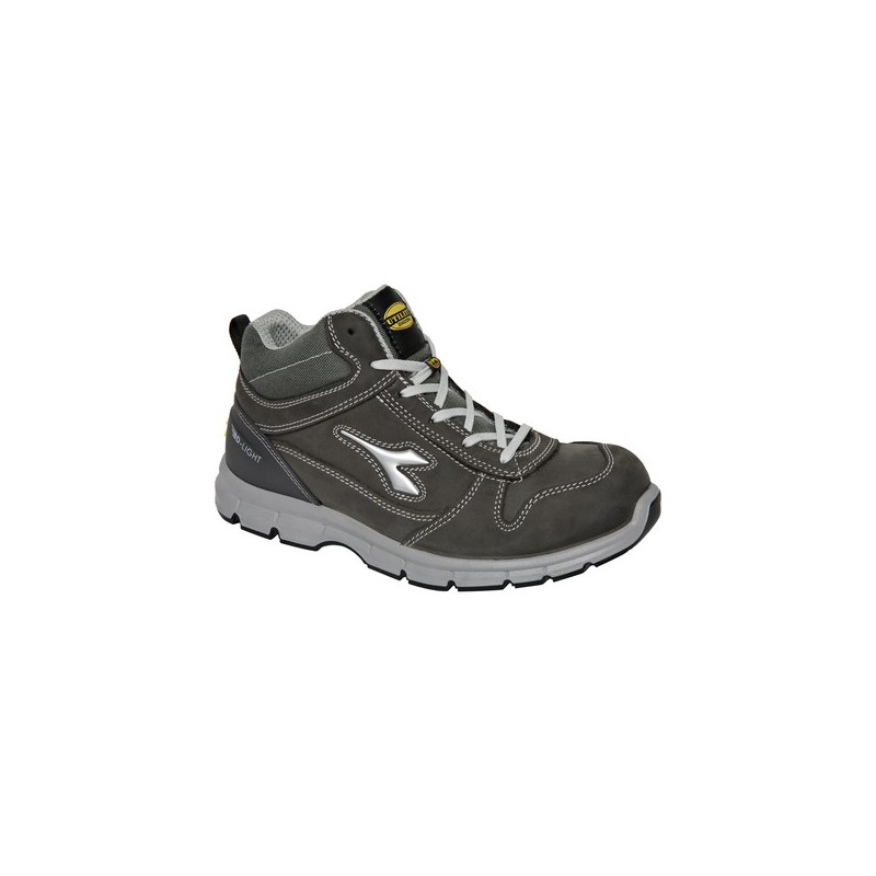 Chaussures de sécurité hautes run ii nouvelle génération chaussures de sécurité hautes run ii gris t40 textile 40 pu double densité haut acier cuir co