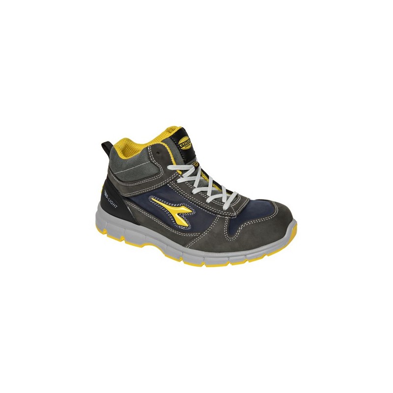 Chaussures de sécurité hautes run ii nouvelle génération textile 47 pu double densité haut acier cuir cordura 1 paire(s) fo - résistance de la semelle