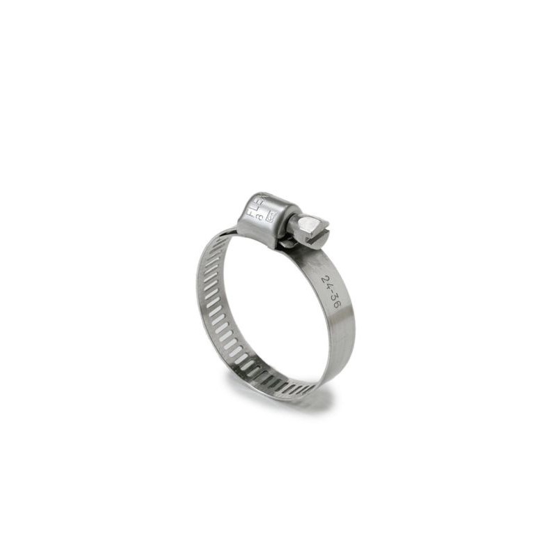 Collier flexinox à bande ajourée - inox aisi 304 collier flexinox à bande ajourée inox fx 8 032-052 1 boîte(s) de 25 pièce(s) ajourée inox 8 mm 32-52