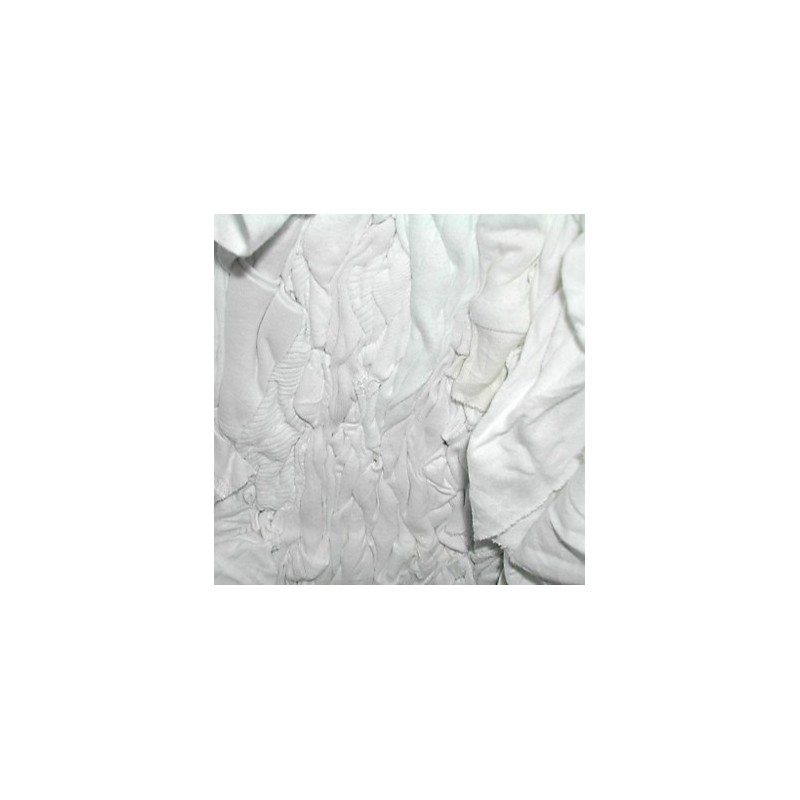 Chiffons coton doux et absorbants 1 carton(s) de 10 kilogramme(s) coton chiffon jersey coton 120 formats - blanc - ets alain compas sas