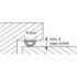 Joints d'isolation espace important D