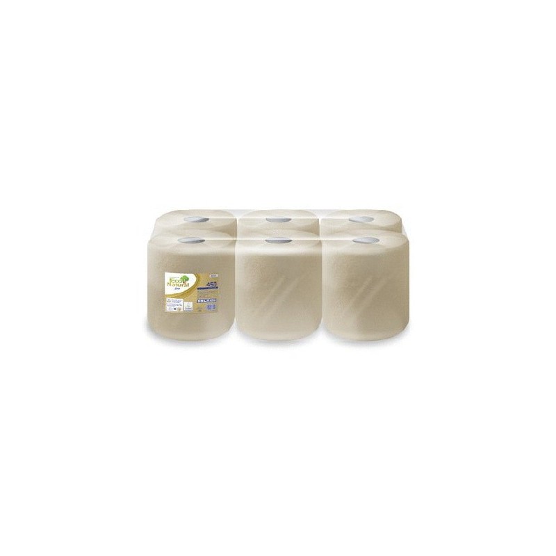 Bobines eco natural 450 formats bobines eco natural 450 formats 1 lot(s) de 6 bobine(s) havane rouleau pour distributeur 450 - ets alain compas sas