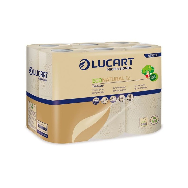 Papier toilette eco natural 200 formats havane papier toilette eco natural 200 formats 1 lot(s) de 12 rouleau(x) rouleau individuel 200 - ets alain co