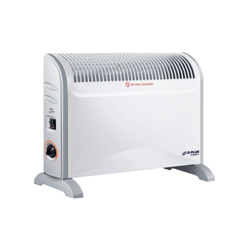 Convecteur électrique mobile c 2000 t 2000 w 1 pièce(s) convecteur électrique mobile c 2000 t 428 mm 580 mm - s.plus