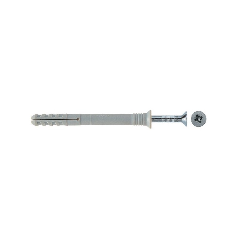 Cheville à frapper ns - collerette fraisée cheville à frapper avec clou pré-monté ø 5 x 50 mm charges légères de 5 à 50 kg béton, maçonnerie pleine (p