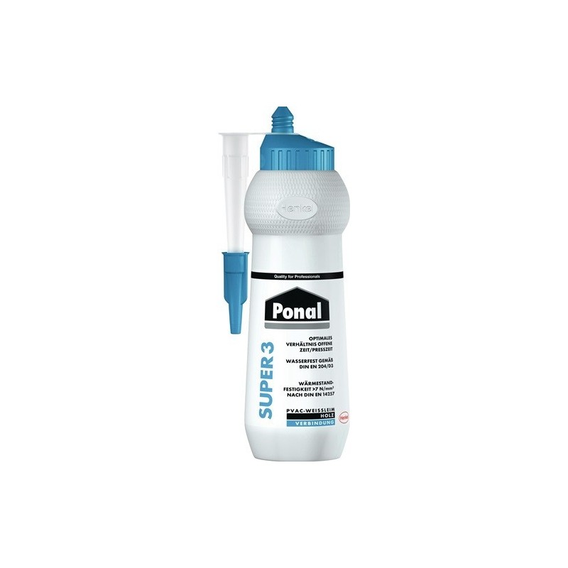 Colle à bois imperméable à l eau / super 3 420 g 1 carton(s) de 12 pièce(s) colle à bois imperméable à l'eau / super 3 420 g - ponal