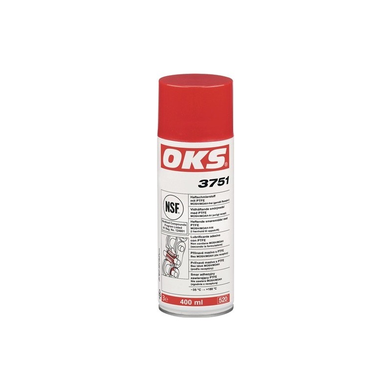 Lubrifiant adhérent avec ptfe oks 3751 blanchâtre 1 carton(s) de 12 pièce(s) lubrifiant adhérent avec ptfe oks 3751 blanchâtre - oks