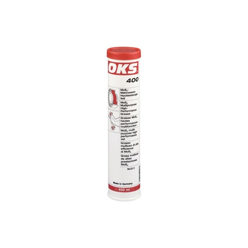 Lot graisse haute performance mos2 oks 400 oks 1 carton(s) de 10 pièce(s) graisse haute performance mos2 400 noire - oks