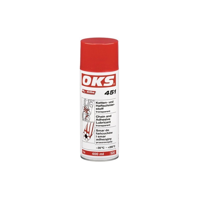 Lubrifiant/adhérent pour chaînes oks 451 400 ml 1 carton(s) de 12 pièce(s) lubrifiant/adhérent pour chaînes oks 451 400 ml - oks