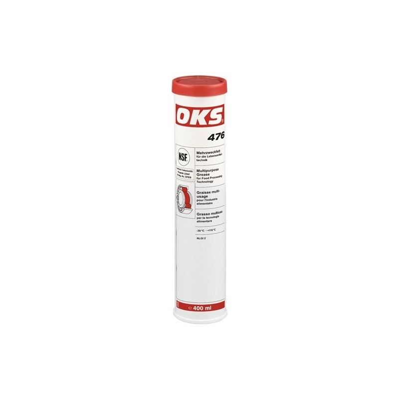 Graisse multius industrie agroalim. oks 476 400 ml blanc 1 carton(s) de 10 pièce(s) graisse multius industrie agroalim. oks 476 400 ml blanc - oks