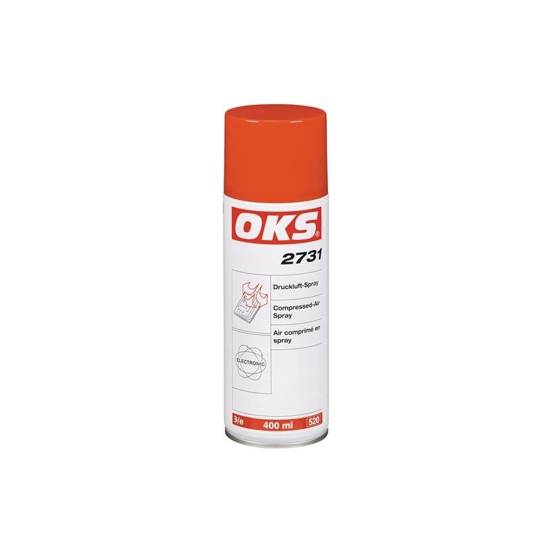 Spray d'air comprimé oks 2731 400 ml 1 carton(s) de 12 pièce(s) spray d'air comprimé oks 2731 400 ml - oks