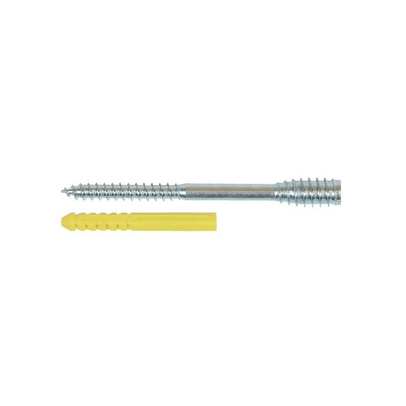 Vis de fixation de menuiseries bois - top roc bois 6 mm bois 100 mm sans charges 1 boîte(s) de 100 pièce(s) intérieur acier fixation pour ossature et