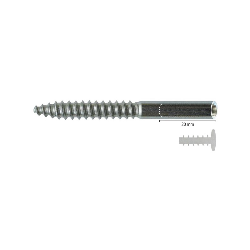 Douille pour fixation à la résine - inox a4 charges lourdes de 100 à 4000 kg fixation courante multi-matériaux 1 boîte(s) de 10 pièce(s) extérieur ino