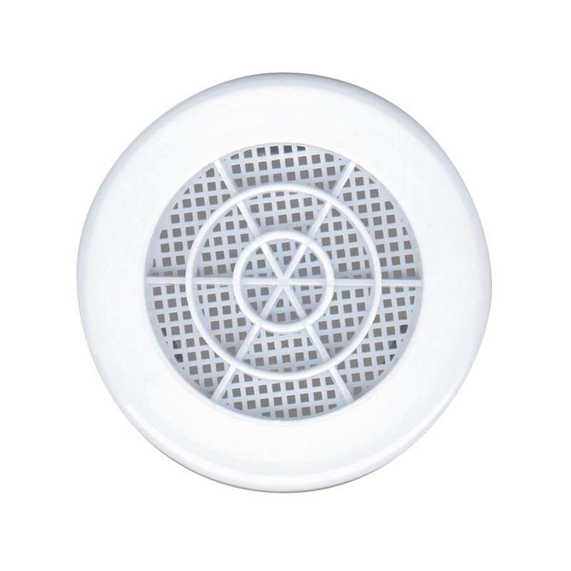 Grilles à clipser grille à lames concentriq. ø 80/90 mm blanc 1 pièce(s) - autogyre