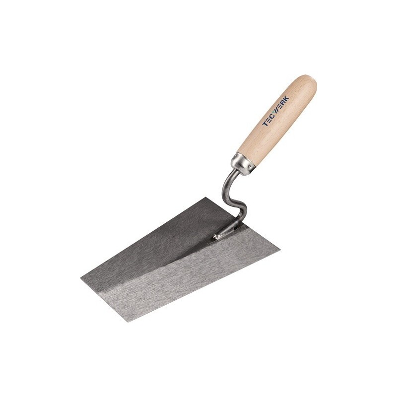 Lot truelle de maçon tecwerk 1 carton(s) de 20 pièce(s) truelle de maçon longueur 180 mm largeur 125 mm - tecwerk