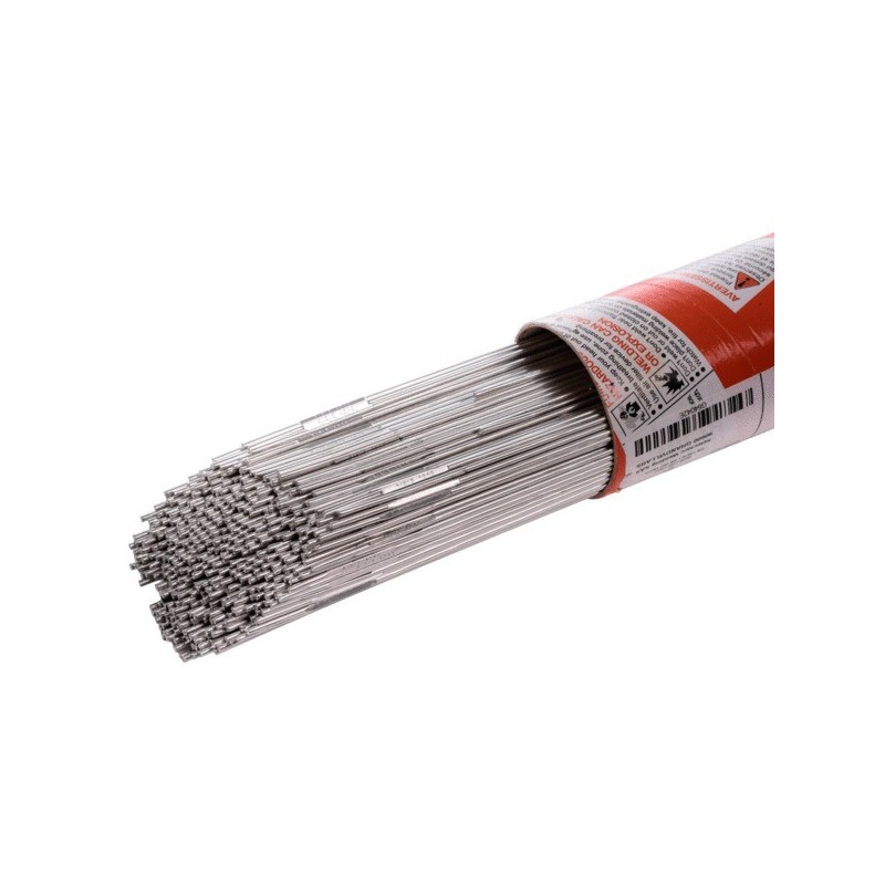 Fils tig inox 2 mm 5.9 1 étui(s) de 5 kilogramme(s) fil tig inox 308l ø2 x 1000 mm - selectarc