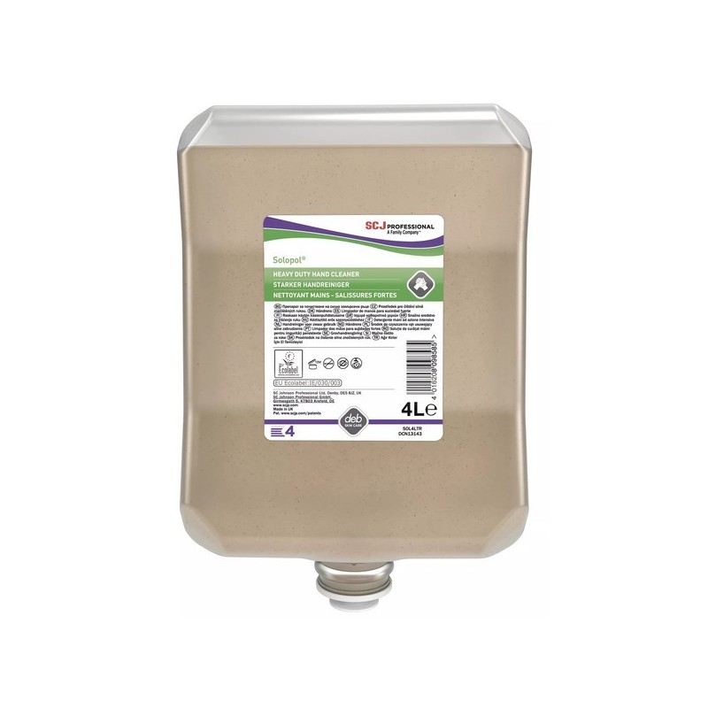Pâtes nettoyantes solopol classic 1 cartouche(s) de 4 litre(s) pâte nettoyante solopol 4l liquide savon d'atelier - sc johnson professional sas