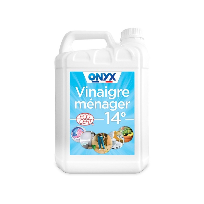 Vinaigre ménager 14° surpuissant 1 bidon(s) de 5 litre(s) bouteille vinaigre blanc vinaigre ménager 14° - onyx
