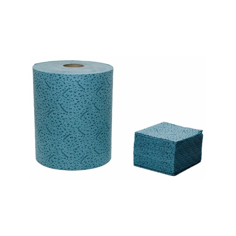 Chiffons non tissés bleu technitex chiffons non tissés bleu technitex 1 bobine(s) de 500 pièce(s) non tissé - ets alain compas sas