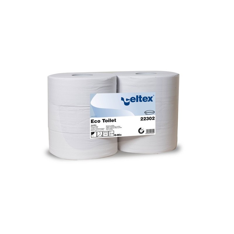 Papiers-toilette maxi jumbo blanc papiers-toilette maxi jumbo 1 lot(s) de 6 rouleau(x) rouleau pour distributeur 0 2 fibres recyclées 8.5 cm satinée 1