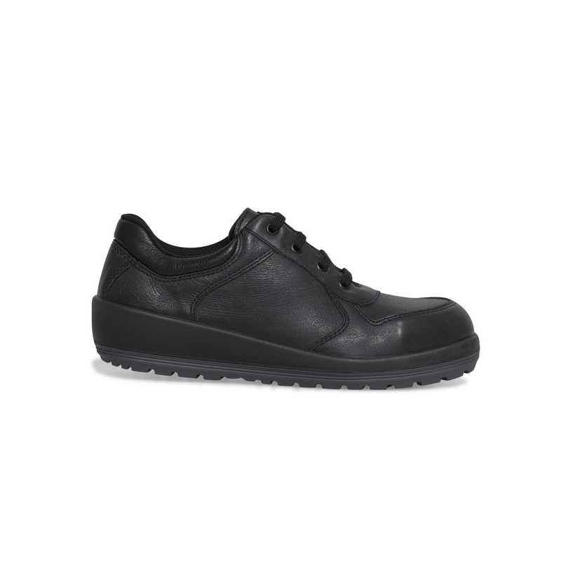 Chaussures de sécurité basses brava chaussures de sécurité brava noir t39 textile bas cuir 39 pu double densité acier e - absorption de choc au talon,