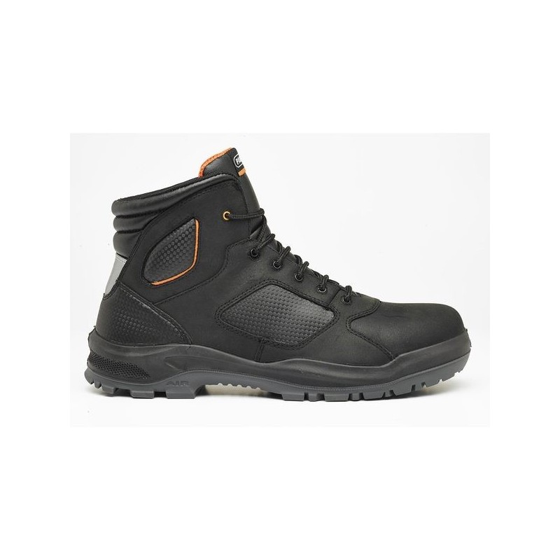 Chaussures de sécurité hautes treyk chaussures de sécurité hautes treyk noir t41 textile cuir 41 pu double densité haut polyarbonate 1 paire(s) hautes
