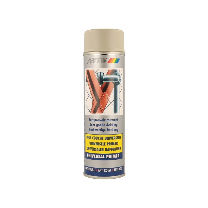 Aérosol primaire antirouille industrial gris supports neufs ou sains courante 2 heure(s) gris 2 m²/l 2 solvantée aérosol primaire antirouille industri