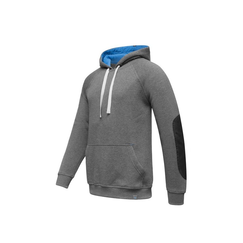 Sweat à capuche luigi 2xl gris 300 - 400 g entre 1 et 3 coton / polyester sweat 1 pièce(s) bleu , gris sweat à capuche luigi gris/bleu t2xl - concept