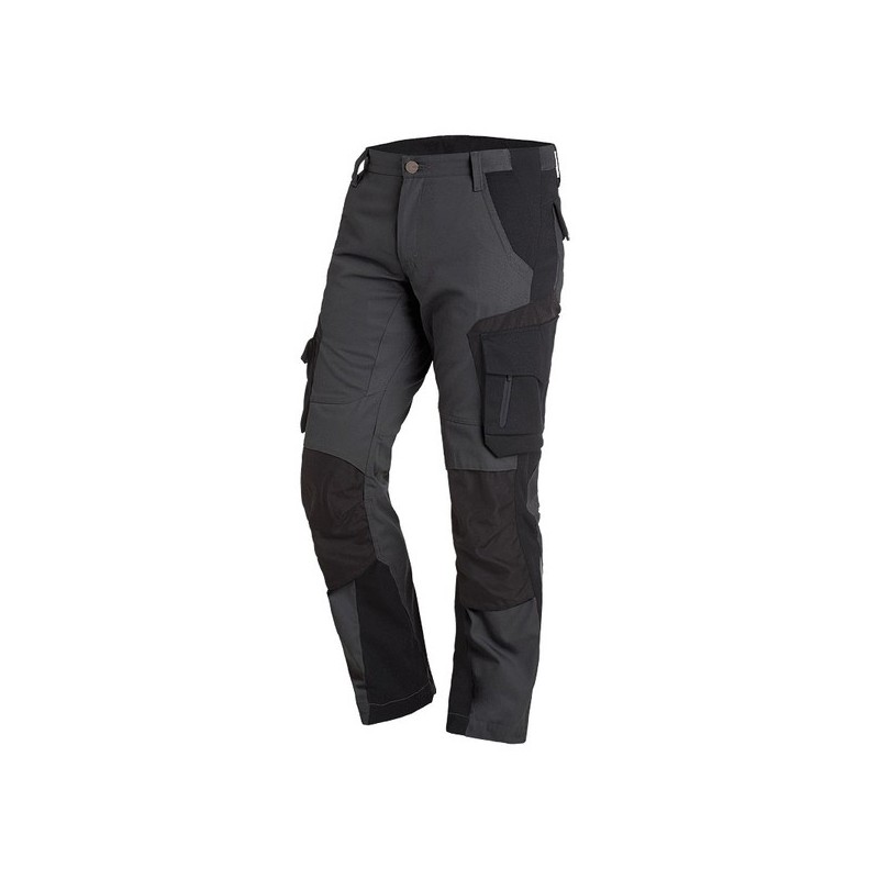 Pantalons florian pantalon florian anthracite/noir t52 200 - 300 g entre 4 et 6 pantalon 52 coton, polyamide gris anthracite / noir 1 pièce(s) gris, n
