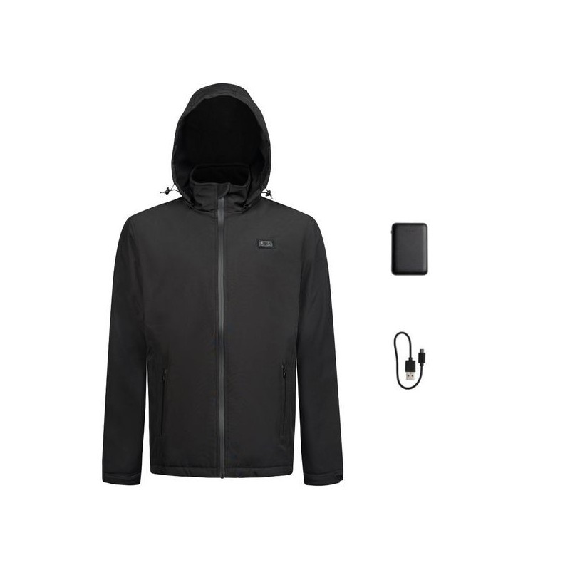 Veste softshell chauffante entre 4 et 6 m 100 - 200 g noir veste 1 pièce(s) polaire, softshell veste softshell chauffante noir tm - g-heat