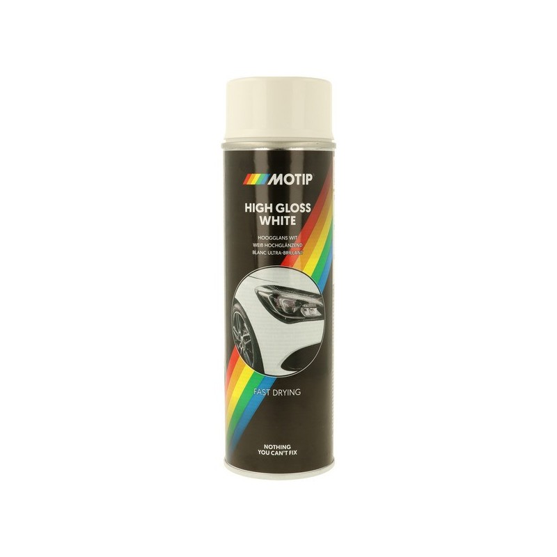 Peinture universelle aérosol blanc brillant supports neufs ou sains courante 2 heure(s) 2 m²/l 2 solvantée blanc intérieur/extérieur 1 aérosol(s) de 5
