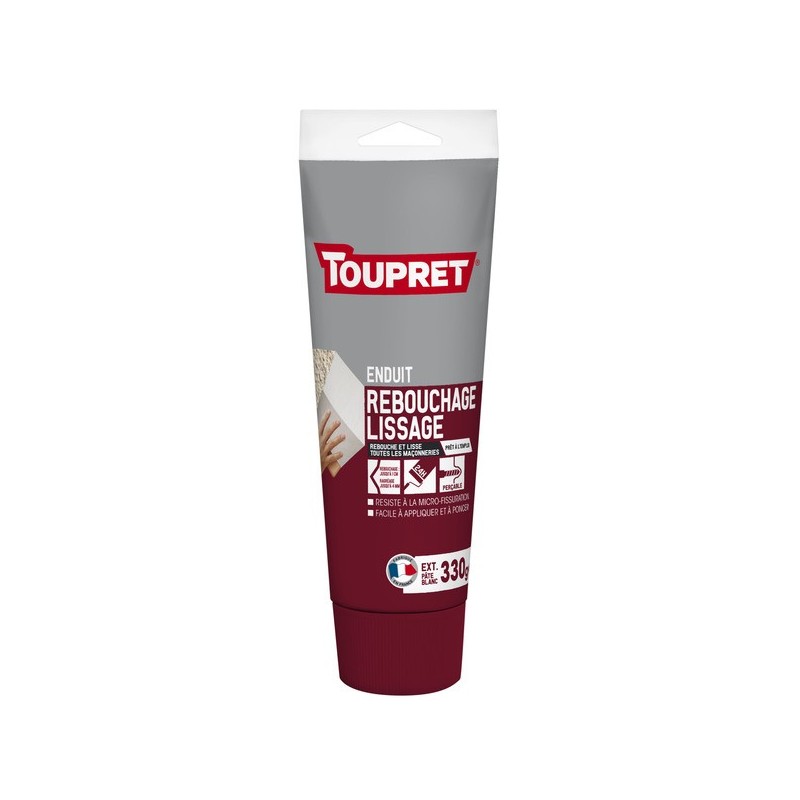 Enduit de rebouchage lissage extérieur en pâte 24 heure(s) enduit de rebouchage lissage extérieur en pâte 1 tube(s) de 330 gramme(s) pâte rebouchage m