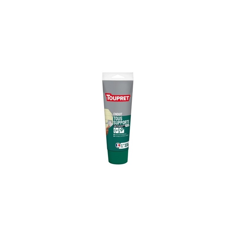 Enduits tous supports - bande à joint et lissage enduits tous supports - bande à joint et lissage en pâte 24 heure(s) 1 tube(s) de 330 gramme(s) pâte