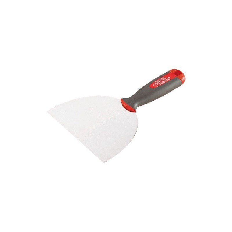Couteaux de plaquiste inox soft 1 pièce(s) bi-matière inox couteau plaquiste inox soft 15 cm 150 mm - l'outil parfait marquardt