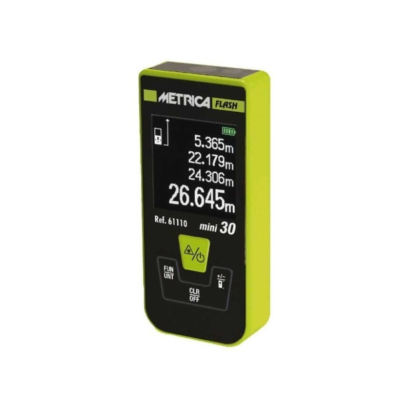 Télémètre laser flash mini 30 non connecté 3 mm 30 m 1 pièce(s) télémètre laser flash mini 30 - metrica