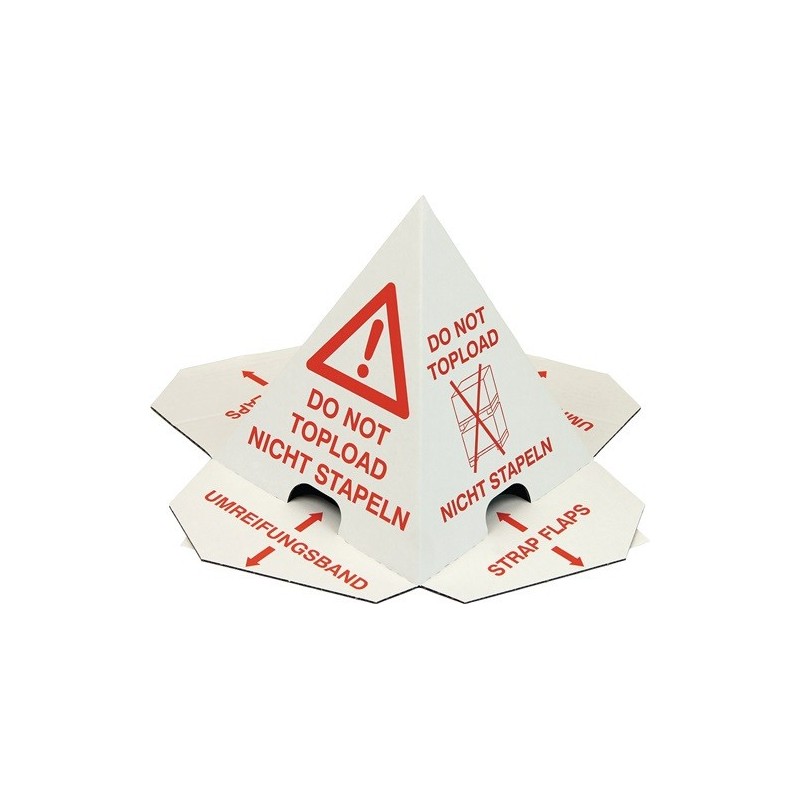 Cône anti-gerbage en carton 1.25 carton ondulé 1 carton(s) de 25 pièce(s) cône anti-gerbage en carton 1.25 carton ondulé - transpak