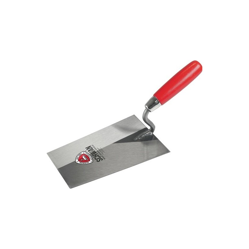 Lot lot truelle de maçon tyrolienne schwan 1 carton(s) de 10 pièce(s) truelle de maçon tyrolienne longueur 325 mm largeur 130 mm - schwan