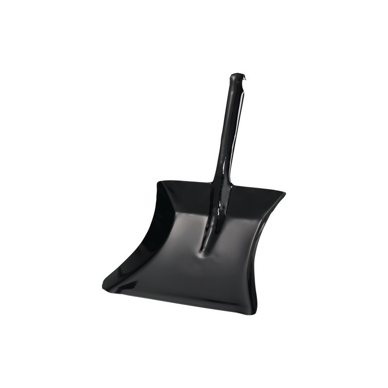 Lot lot pelle à poussière 1 carton(s) de 10 pièce(s) pelle à poussière avec poignée en douille métal laqué noir - nw