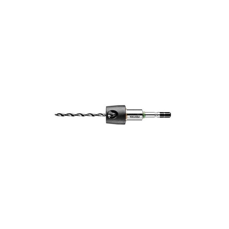 Foret à butée de perçage pour lames de terasse bois 60 mm hexagonal 5 mm 1 pièce(s) foret a butée de percage bsta ?5 - festool