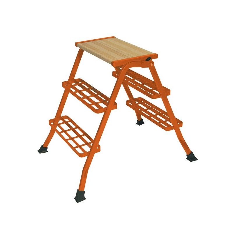 Marchepied pliant 70 cm avec caillebotis 8.8 kg 2 1 pièce(s) 2.7 m 70 mm marchepied pliant 70 cm avec caillebotis - mondelin